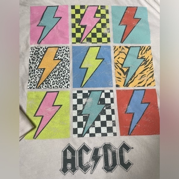 Girls AC⚡️DC Long Sleeve Shirt. Medium 8 - Picture 3 of 7